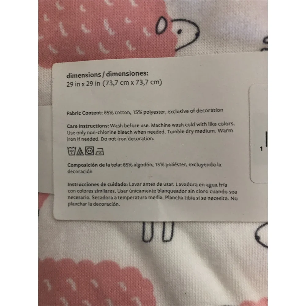 Just One You Carter's Baby 2pk Pink/White Sheep Bath Towel Set 29